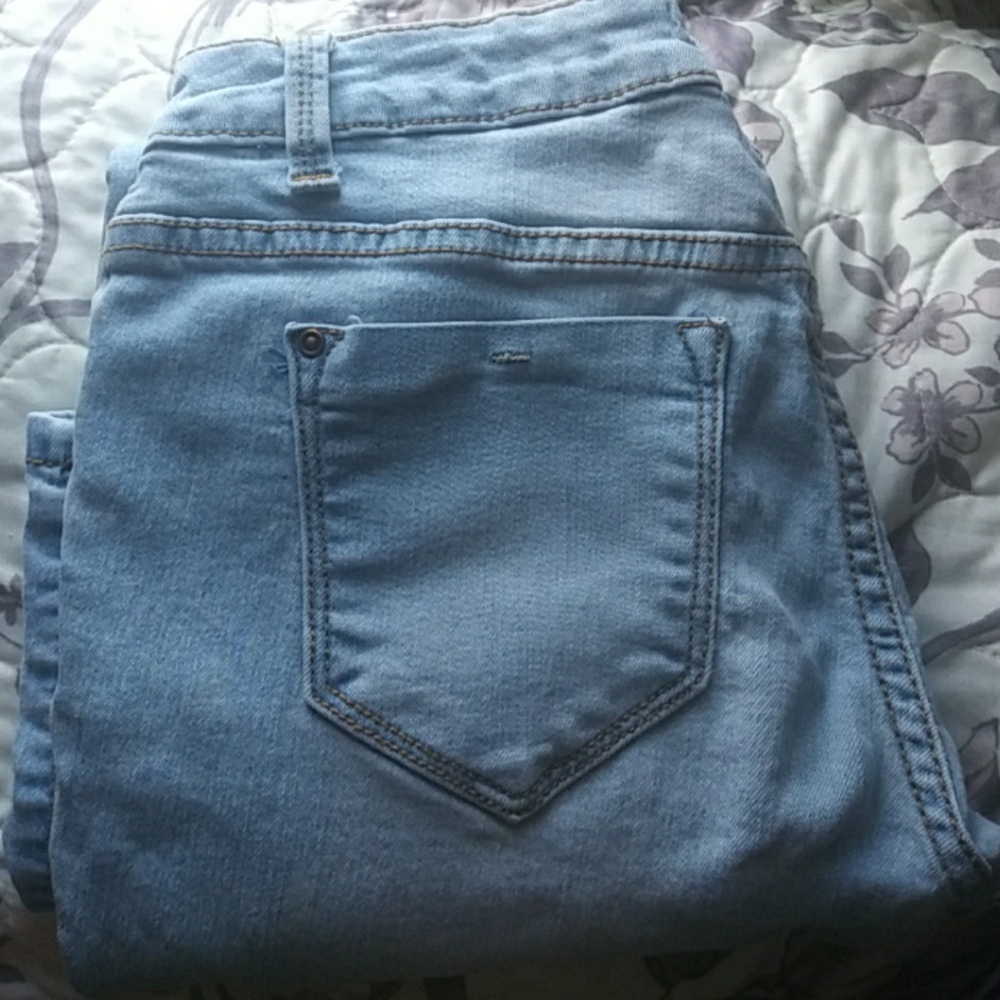 Light blue jeans